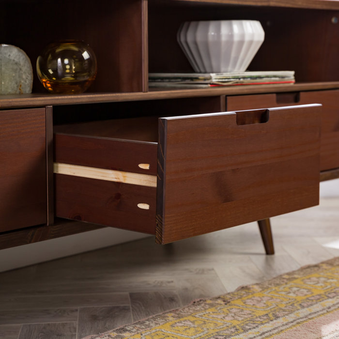 Mercury Row® Sadie Solid Wood TV Stand for TVs up to 65" & Reviews